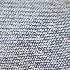 Lot 2 coussins carrés 40 x 40 cm coton brodé dégradé de bleu - ABYSS