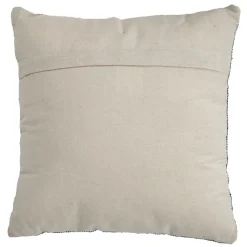 Lot 2 coussins carrés 40 x 40 cm coton brodé dégradé de bleu - ABYSS