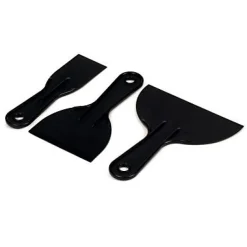 Lot 3 couteaux pour papier peint Ocai plastique noir 5 / 10 / 15 cm