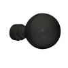 Lot 2 embouts de tringle "sphère unie" (Diam. 20 mm - Noir)