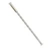 Lot 2 vis sans tête fendue fraisée fendue partiellement fileté acier blanc L.90mm