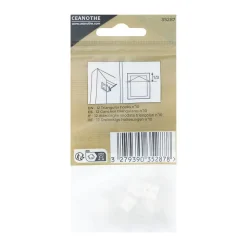 Lot de 12 attaches triangulaires 10 mm pour 1,5 kg - Marque Française