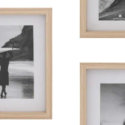Lot de 5 cadres photos en bois