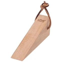 Lot de 2 Cale Portes en Bois "Hêtre" 12cm Beige