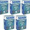 Lot de 5 Colle en Poudre pour Papiers Peints Vinyls et Intissés Semin, Boite de 300 g