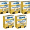 Lot de 5 Colles en Poudre pour Papiers Peints Légers et Lourds Semin, Boite 250 g