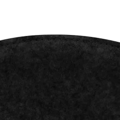 Lot de 4 coussins d'assise JONITA, en feutre noir