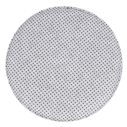 Lot de 4 coussins d'assise antidérapants LESLIE, en feutre gris