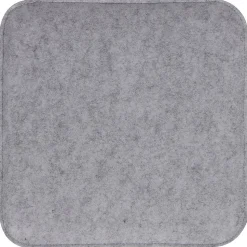 Lot de 4 coussins d'assise ROMEO, en feutre gris