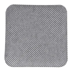 Lot de 2 coussins d'assise carrés GRACE, en feutre gris