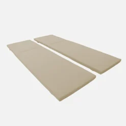 Lot de 2 coussins pour bain de soleil beige - Relaxa