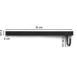 Lot de 5 Crochet d'échelle pour seau et outils - Charge max 30 kg