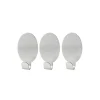 Lot de 3 crochets adhésifs universels ovales Fackelmann Tecno