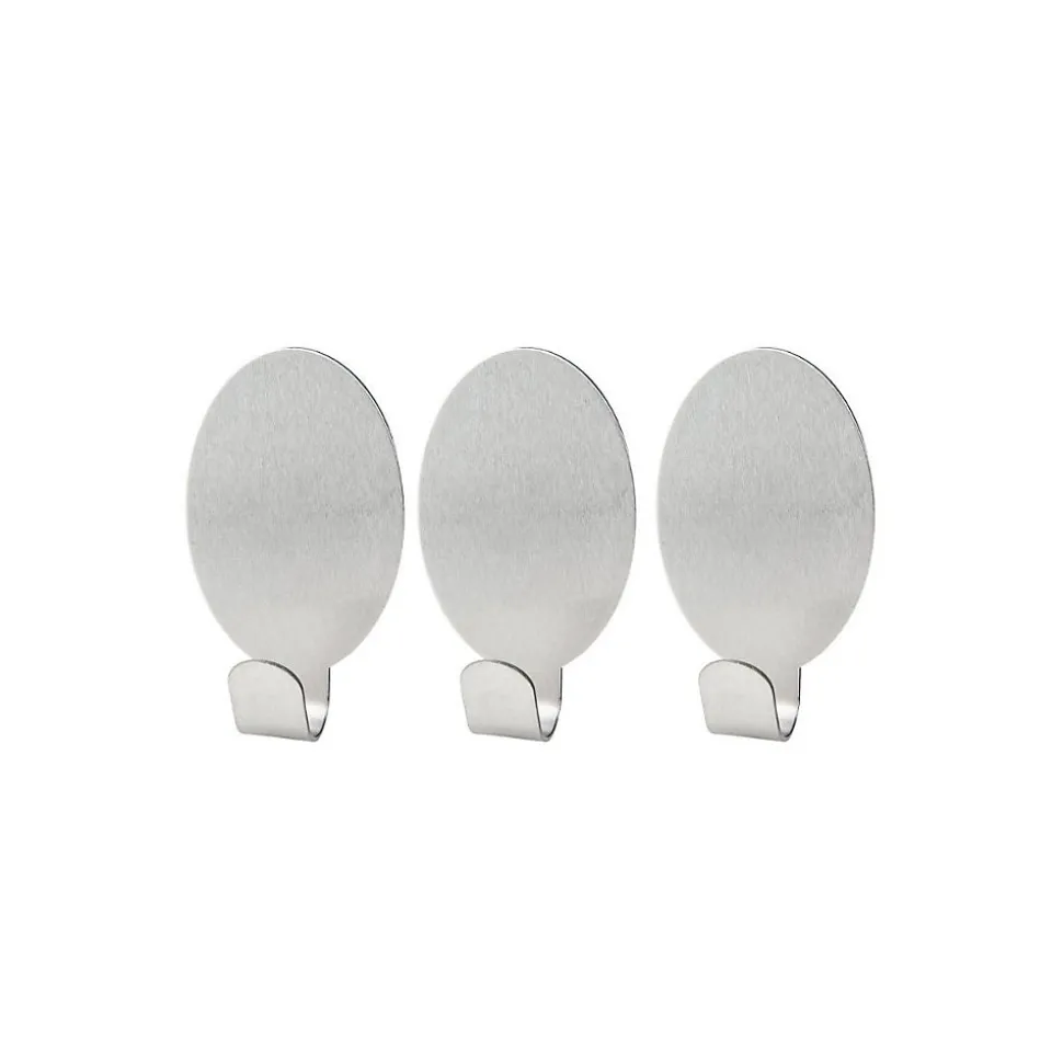 Lot de 3 crochets adhésifs universels ovales Fackelmann Tecno