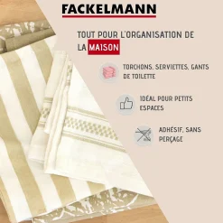 Lot de 3 crochets adhésifs universels ovales Fackelmann Tecno