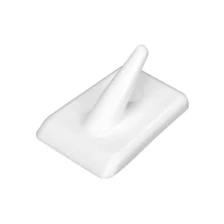 Lot de 4 crochets muraux adhésifs blancs Fackelmann Tecno