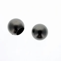 Lot de 2 Embouts Boule pour tringles à rideaux de Diam. 28mm en Carbone - BOULET