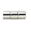 Lot de 2 embouts de tringle (Diam. 20 mm - Argent)