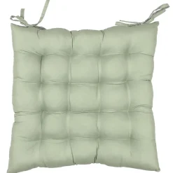 Lot de 2 galettes de chaise deperlantes 40x40 cm ANTIBES vert