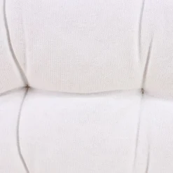 Lot de 4 galettes de chaises blanches 40cm