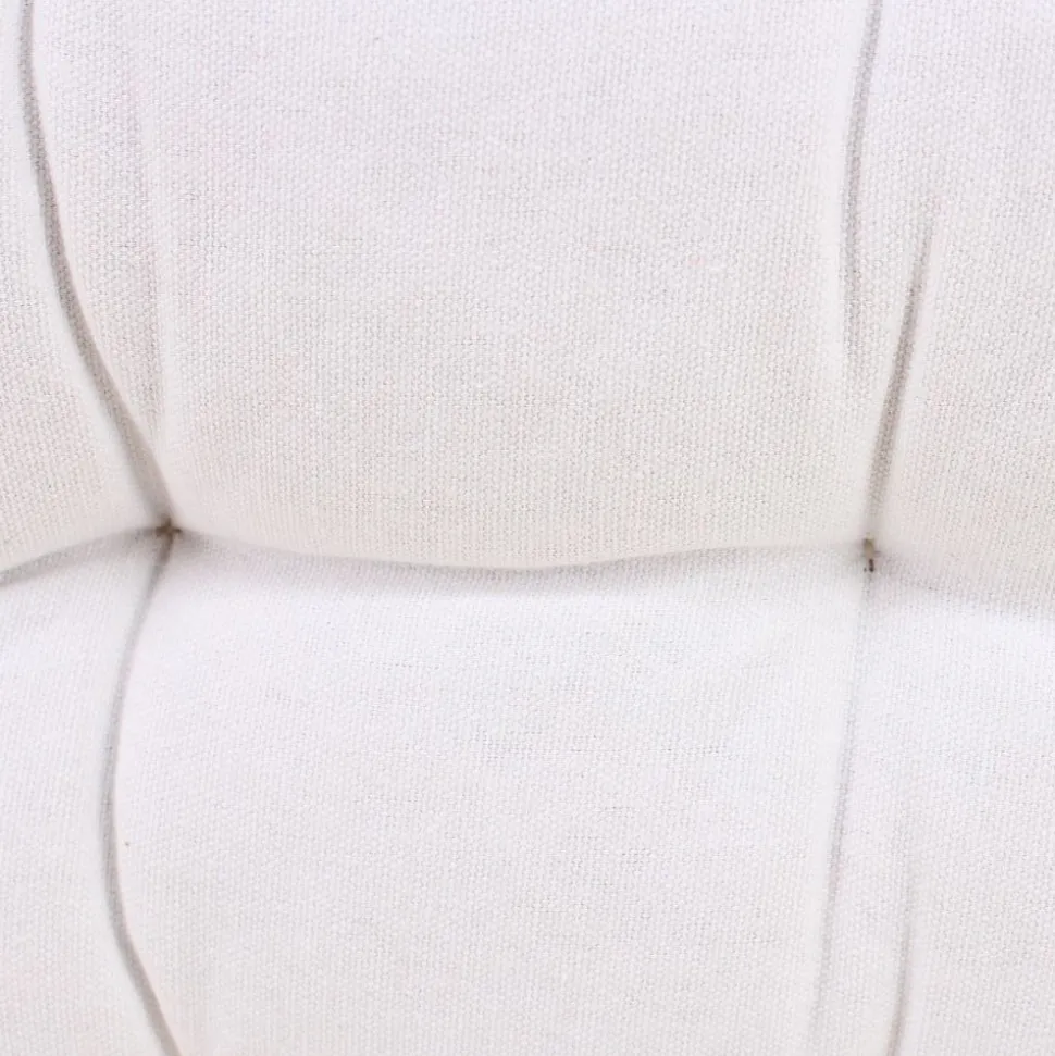 Lot de 4 galettes de chaises blanches 40cm