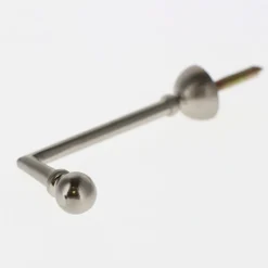 Lot de 2 Gonds Boule de 80mm en Nickel Mat pour tringles à rideaux - BOULET