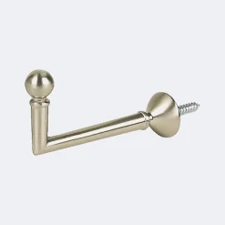 Lot de 2 Gonds Boule de 80mm en Nickel Mat pour tringles à rideaux - BOULET