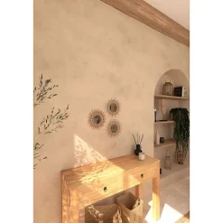 Lot de 3 miroirs Soleil en rotin