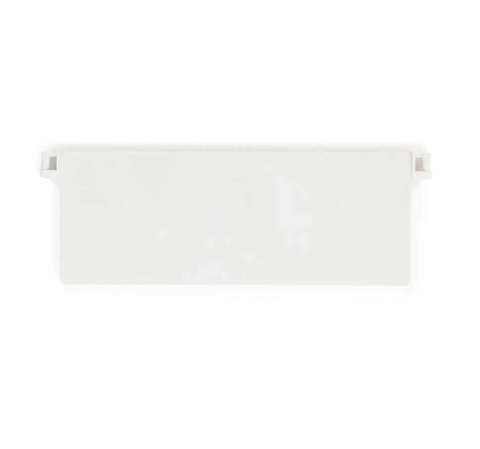 Lot de 20 plaques de lestage pour Stores Californiens 89mm - Blanc