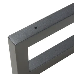 Lot de 2 équerres d'étagère Hawangen acier 45 x 20 cm noir en.casa