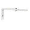 Lot de 2 équerres réglables déport entre 10 et 16,5cm - Blanches