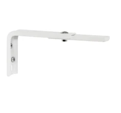 Lot de 2 équerres réglables déport entre 10 et 16,5cm - Blanches
