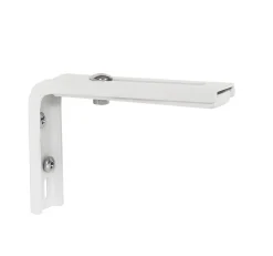 Lot de 2 équerres réglables déport entre 10 et 16,5cm - Blanches