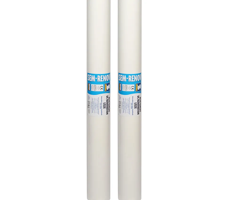 Lot de 2 Revêtements Lisse de Rénovation Sem Renov ECO Semin - Rouleau de 25 x 1 m