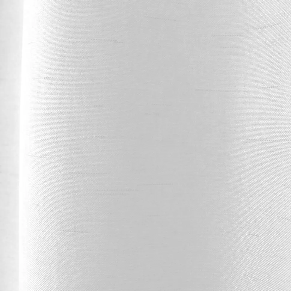 Lot de 2 rideaux obscurcissant thermique avec œillets, blanc glacier, 140x240cm, 100% polyester, collection Floppy, CMADECO