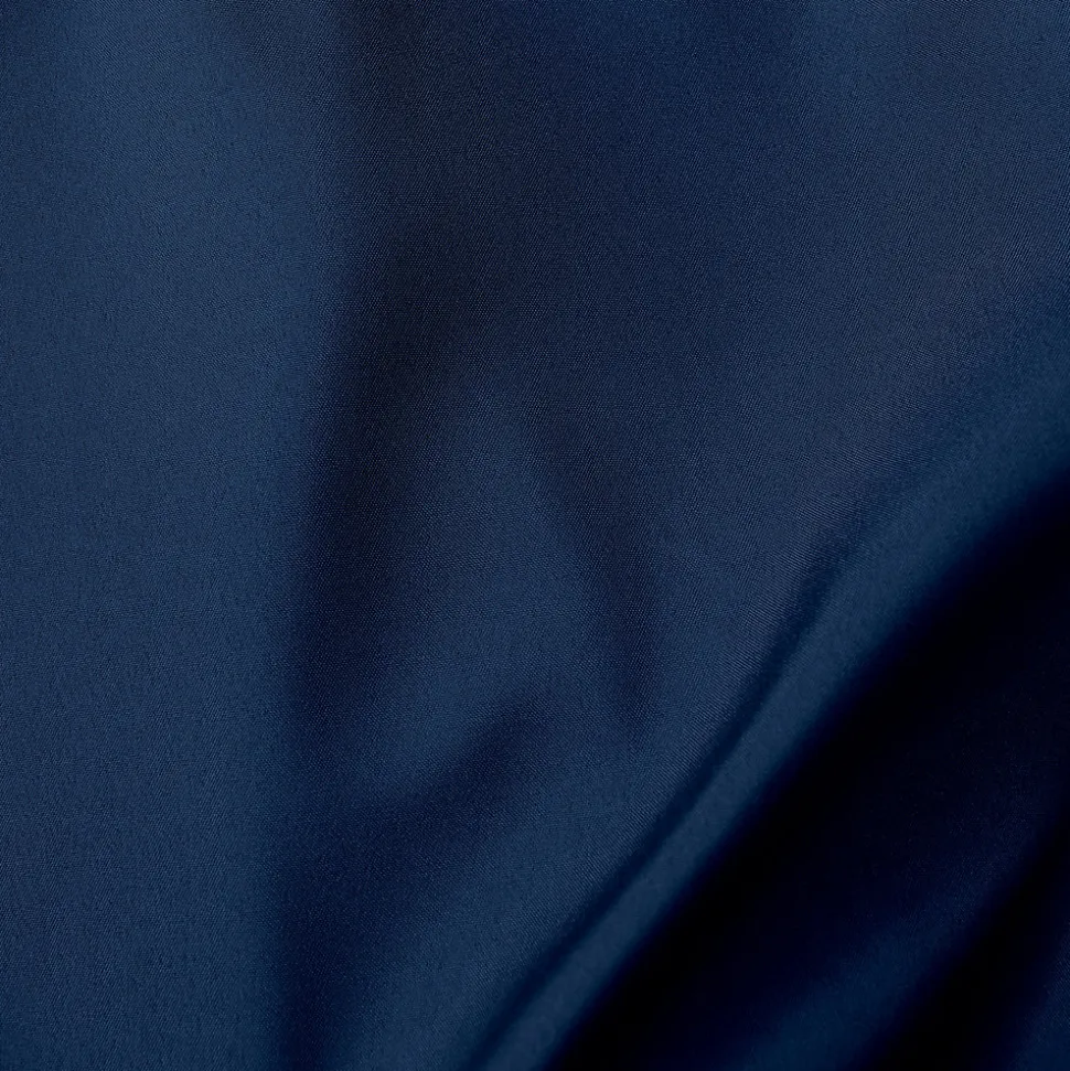 Lot de 2 rideaux thermique avec oeillets, bleu marine, 140x180cm, 100% polyester, collection Glacier, CMADECO