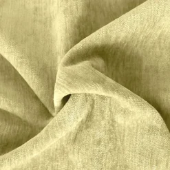 Lot de 2 Rideaux Thermique avec Œillets, Vert Tilleul, Grande Hauteur, 140x260cm, Velours, Collection Velvet, CMADECO