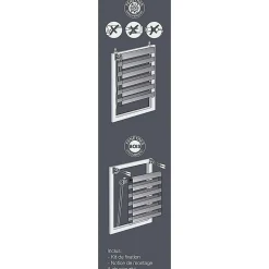 Lot de 2 Stores enrouleur jour et nuit 45 x 180 cm daynight Noir