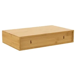 Lot de 2 étagères murales Bokn 40 x 24 x 8 cm naturel en.casa