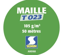 Lot de 3 toiles de verre Semin - motif maille - rouleau 50 x 1 m