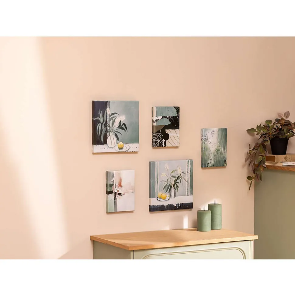 Lot de 5 toiles imprimées SERENATA