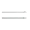 Lot de 2 Tringles Extensibles "Kepa" 80-110cm Blanc
