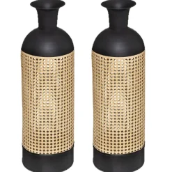 Lot de 2 Vases en cannage Arbela - Hauteur 60,50 cm