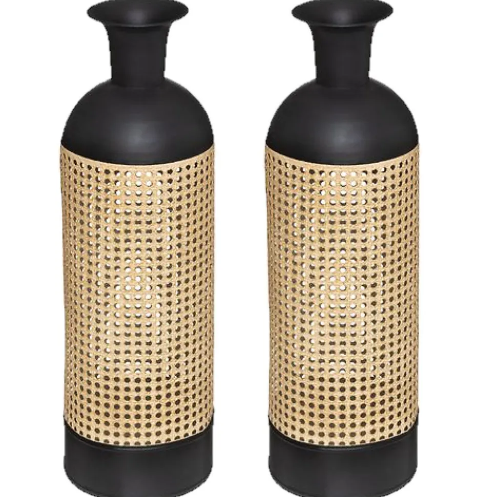 Lot de 2 Vases en cannage Arbela - Hauteur 60,50 cm