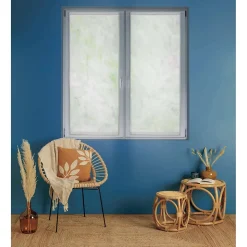 Lot de 2 voilages blanc en polyester Moly