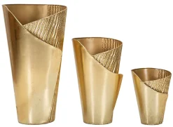 Lot PorteVase Flosty Lot de 3 pièces Dimensions 39x42x75 32x32x55 25x25x35 cm