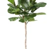 Lyrata tête sur tige artificiel plante déco