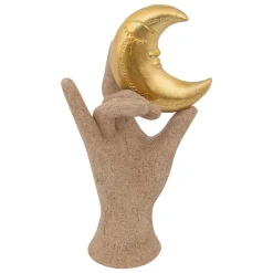Main déco Samina H.21cm résine assorti- Multicolore- Atmosphera
