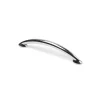 Manche en Zamak finition chrome brillant, dimensions: 110x10x23mm et inserts: 96mm-
