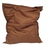 Maxi coussin Big-Bag uni terracotta 140 x 120 cm Easy Life